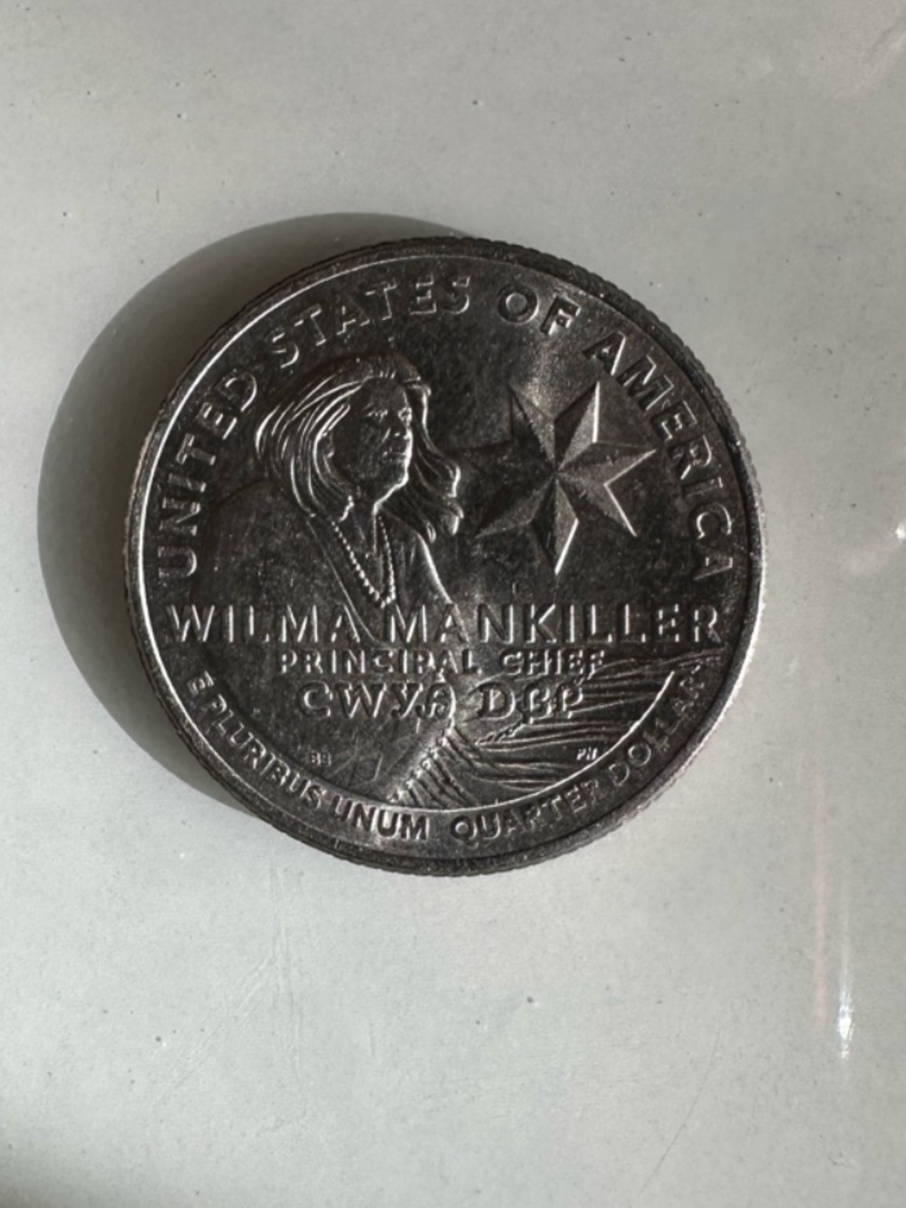 2022 P Wilma Mankiller American Women Quarter